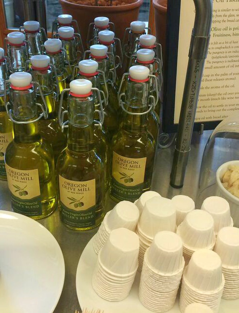Olive oil taste cups