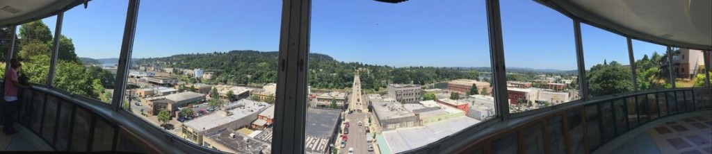 Oregon city elevator panoramic