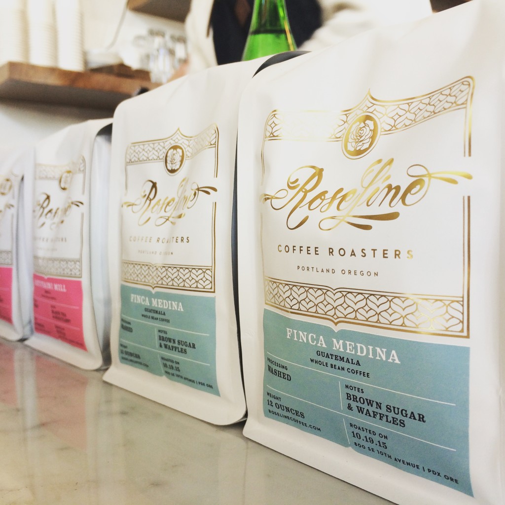 Rose line coffee pkg