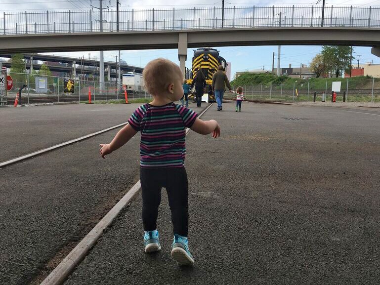 Oregon heritage rail toddler run