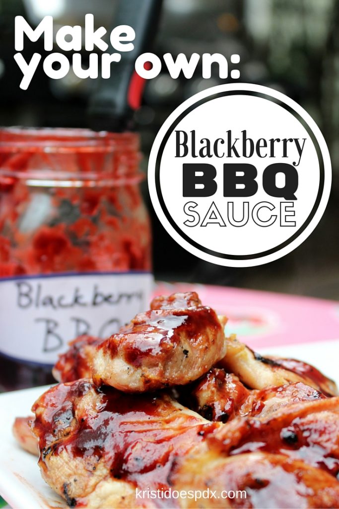 Blackberry BBQ Sauce made with Oregon Berries