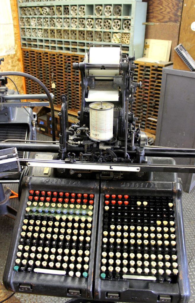 Museum of Typography type machine