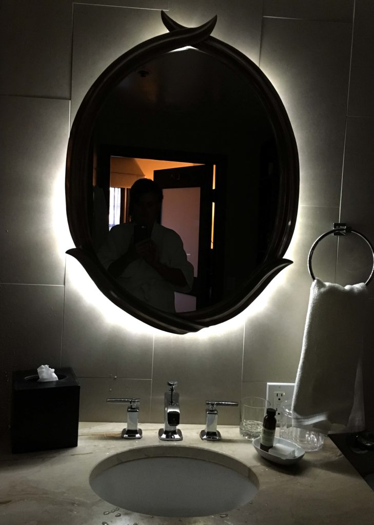 Heathman Hotel Backlit Mirror